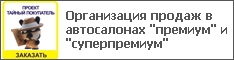 Организация продаж в автосалонах "премиум" и "суперпремиум"